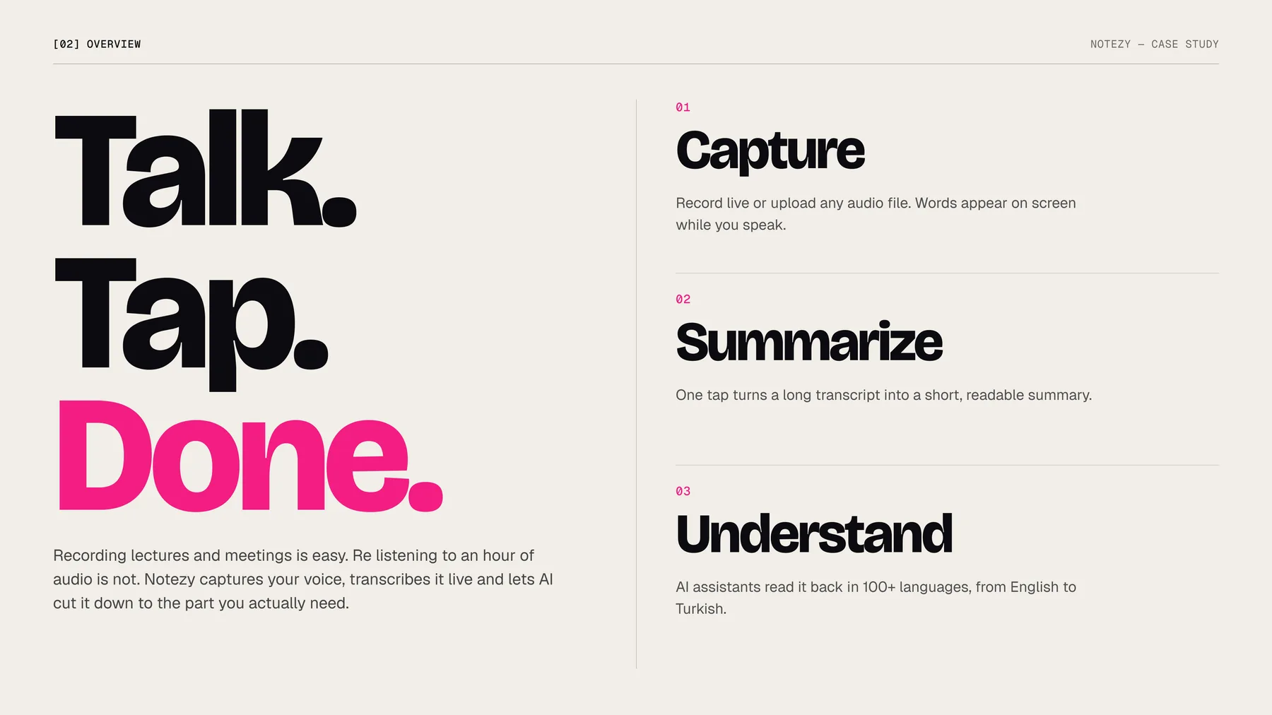 Notezy &mdash; Overview